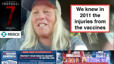 We knew in 2011 the injuries from the vaccines