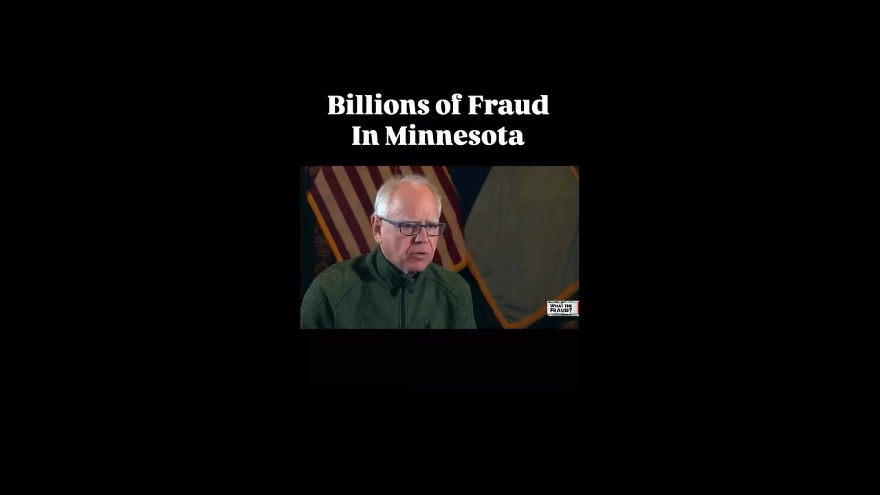 Do you think there was only billions of fraud in Minnesota with our tax dollars or more states ?