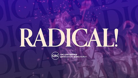 Radical! | Pastor At Boshoff | 4 May 2025 PM