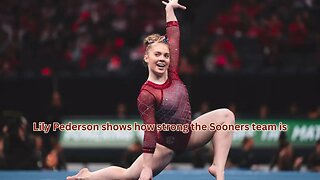 Freshman Lily Pederson of the Sooners show how deep their bench really is