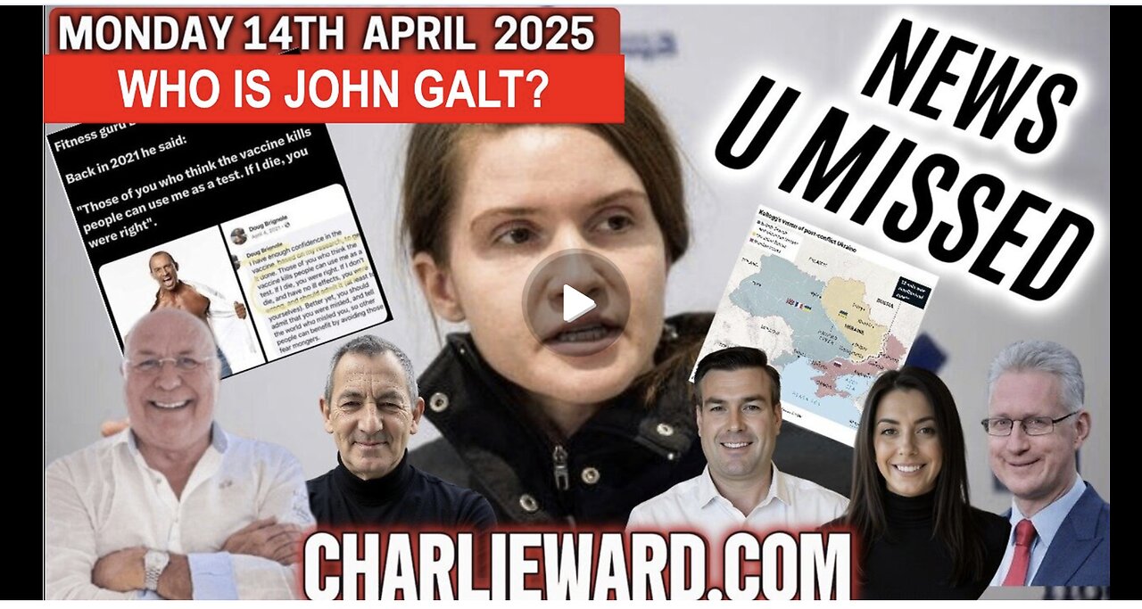 CHARLIE WARD DAILY NEW U MISSED. WHO IS JOHN GALT? SGANON