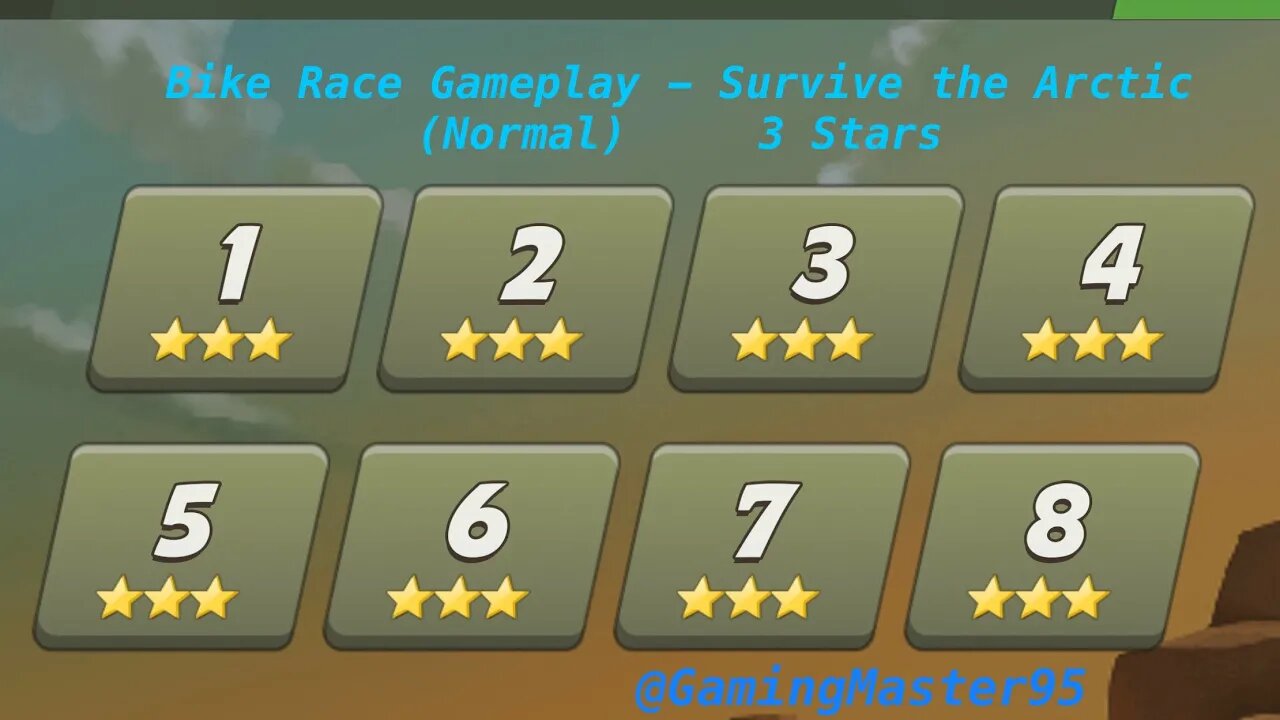 Bike Race Gameplay - Survive the Arctic (Normal)