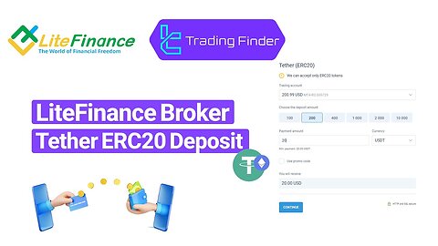 💵 LiteFinance Broker Deposit ERC20 Guide [TradingFinder]