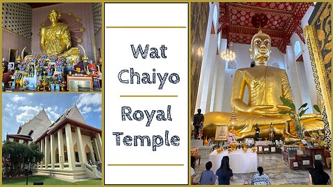 Wat Chaiyo Worawihan- 2nd Class Royal Temple - Ang Thong Thailand 2025