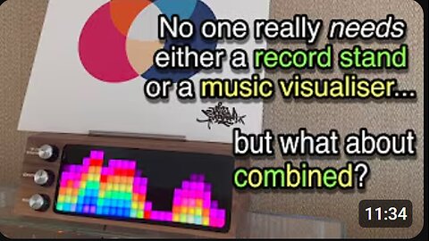 The Flashiest ‘NOW PLAYING’ Stand Ever! 💿✨ Turntable Eye-Candy 🎶