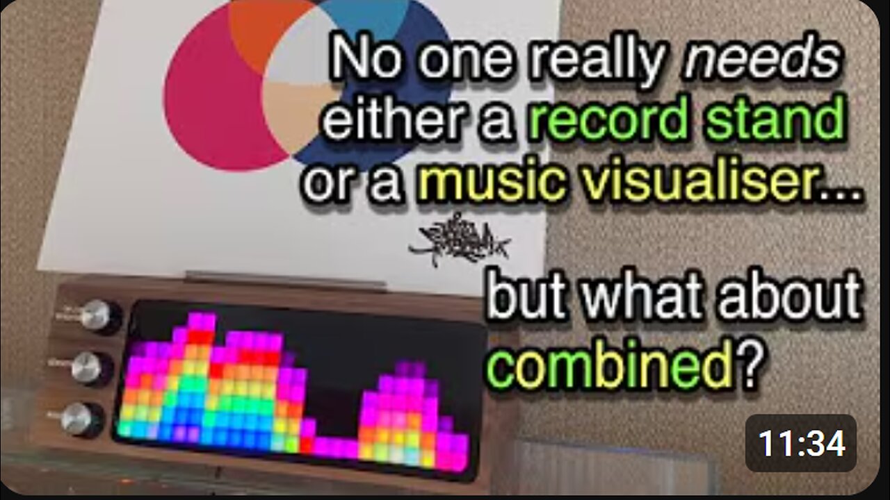 The Flashiest ‘NOW PLAYING’ Stand Ever! 💿✨ Turntable Eye-Candy 🎶