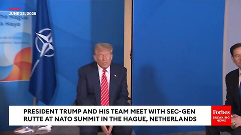 President Trump Takes Multiple Questions From Reporters During Meeting With NATO Secretary-General
