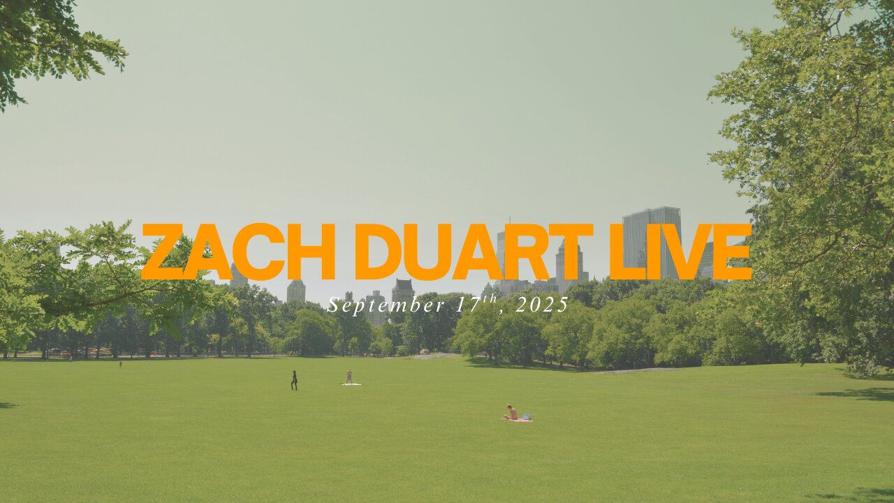 CHARLIE KIRK SHOOTING UPDATE | FREE SPEECH UNDER ATTACK | Zach Duart Live - Sept 17, 2025