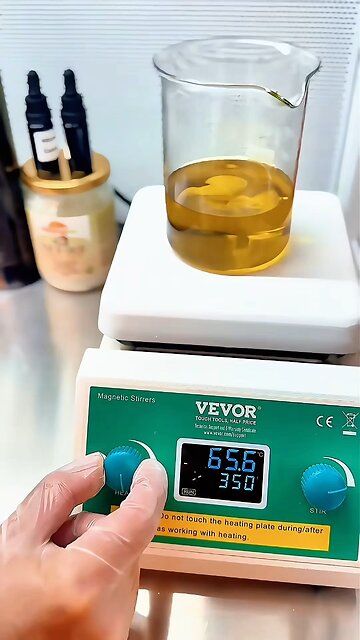 In het lab: zo mengen we CBD, CBN & CBG op de magneetroerder