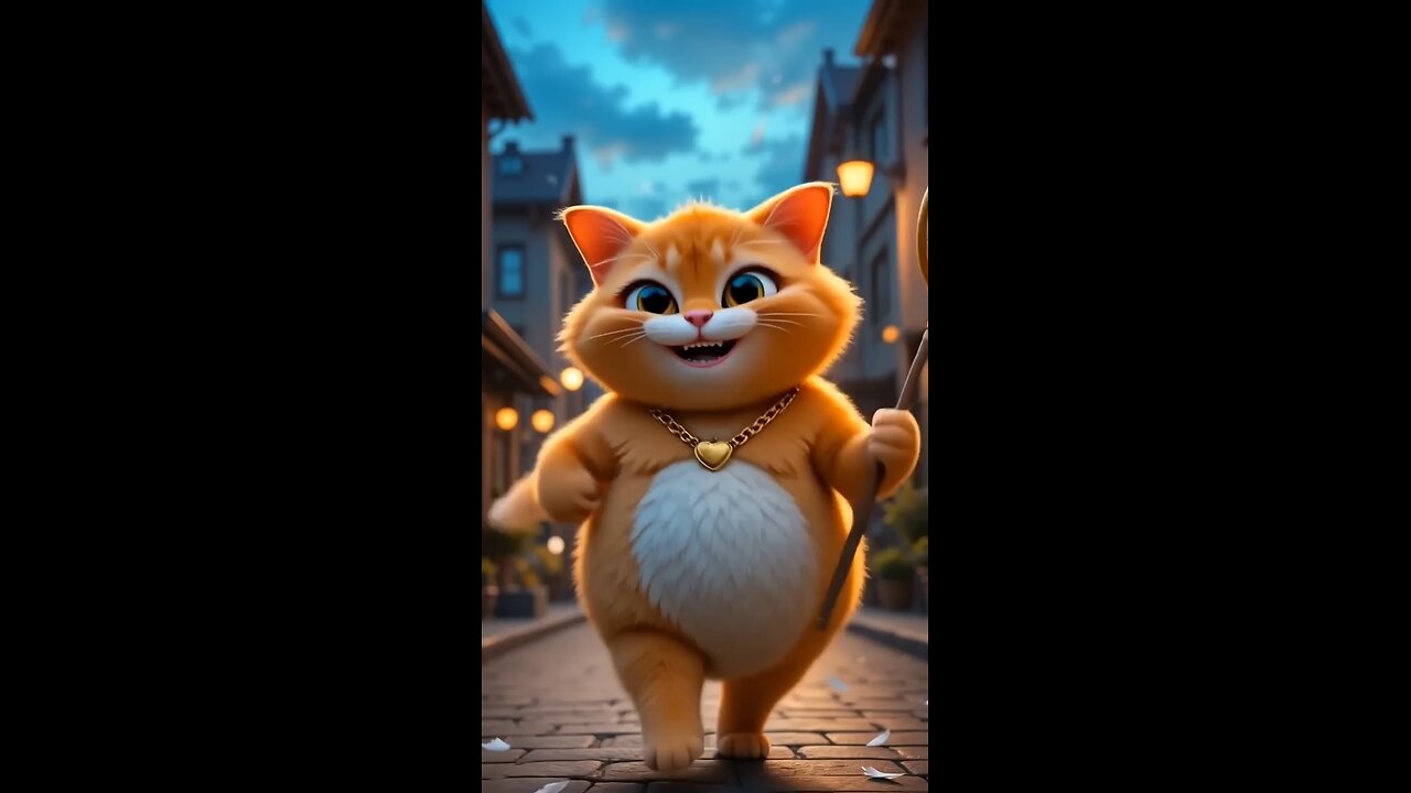 Ai cat 🐈 and the poor pigeon 🐦 #3danimation #ai #pets #aicat