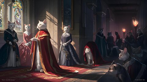 Royal Cat’s Bold Move – Drama in the Cat Kingdom! 👑🐱