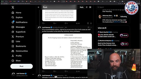 New Order From AG Bondi and New Filing From DOJ Defend Appointment of Halligan to EDVA