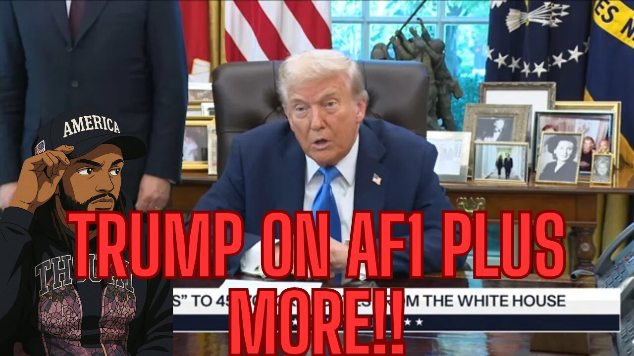 TRUMP ON AF1 PLUS MORE!