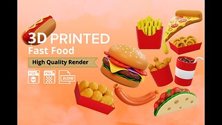 3D-Printed Fast Food