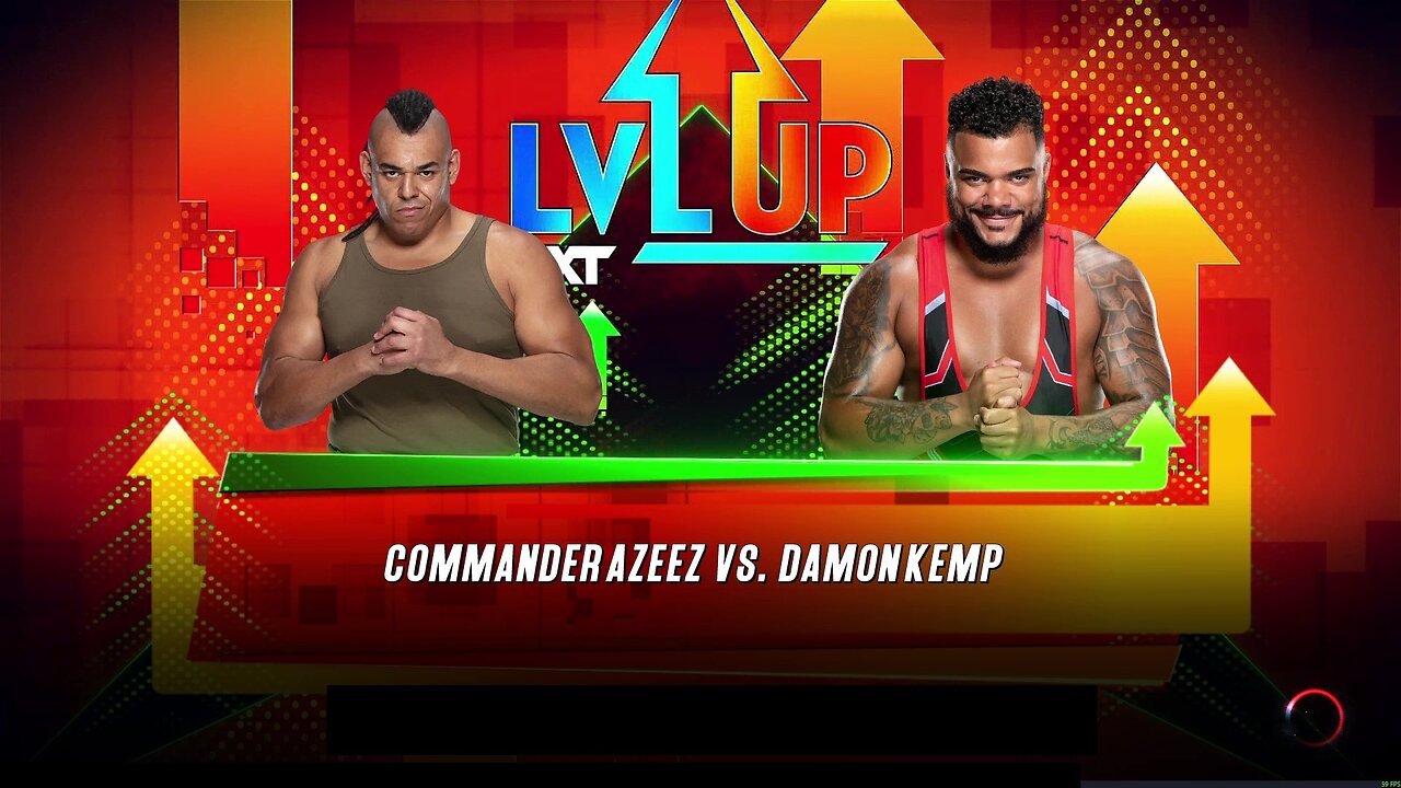 WWE 2k23 Commander Azeez vs Damon Kemp
