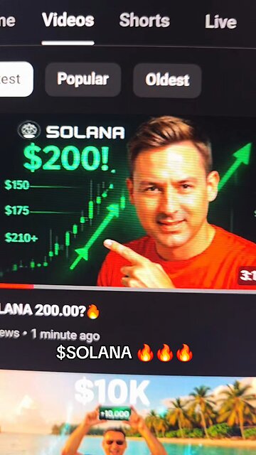 $SOLANA on youtube 🔥