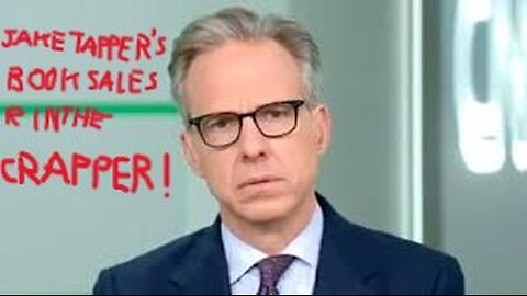 Jake Tapper Book Sales: R in the CRAPPER!