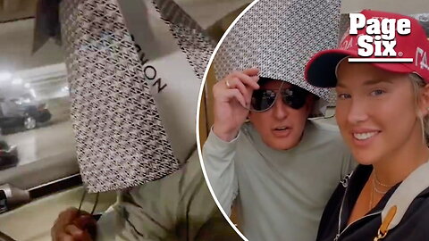 Todd Chrisley sneaks out of Nordstrom with shopping bag over his head