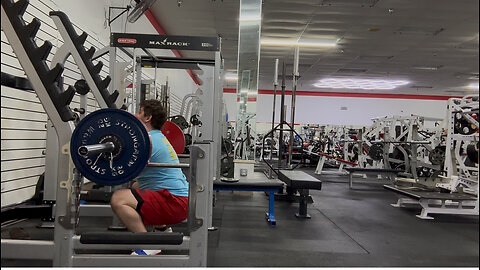 FRONT SQUATS 112.5KG/248LBs for 4 Reps