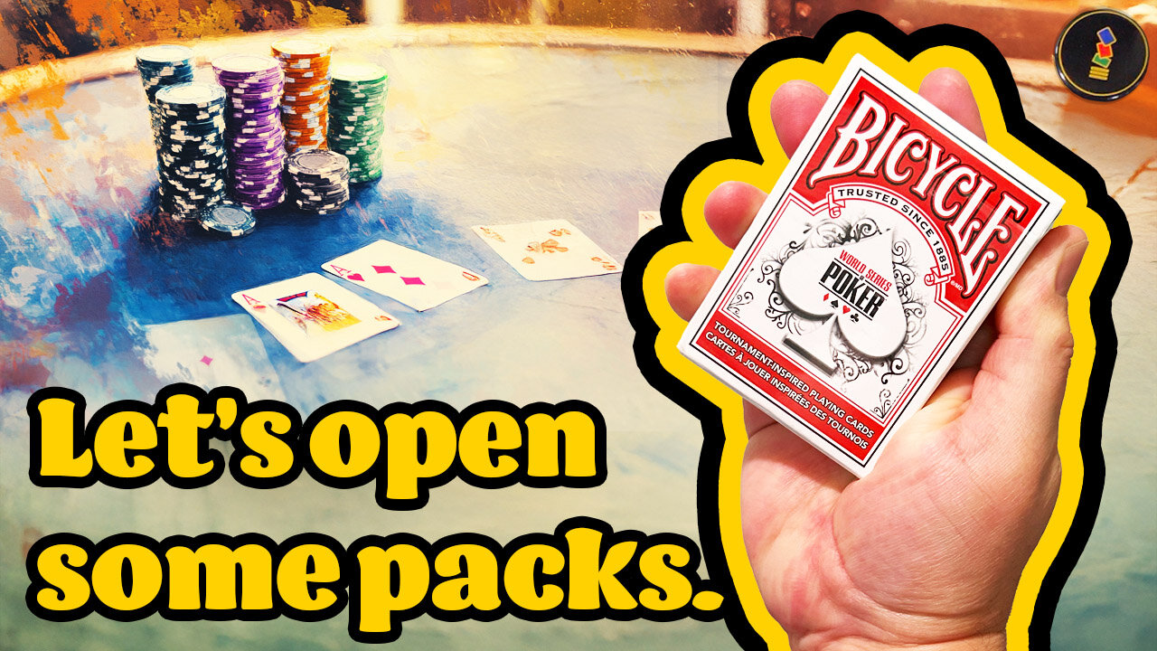 I LOVE Poker Themed Decks! Let's Open a NEW WSOP Bicycle Playing Cards Deck!