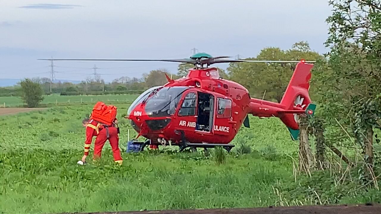 Air Ambulance landing