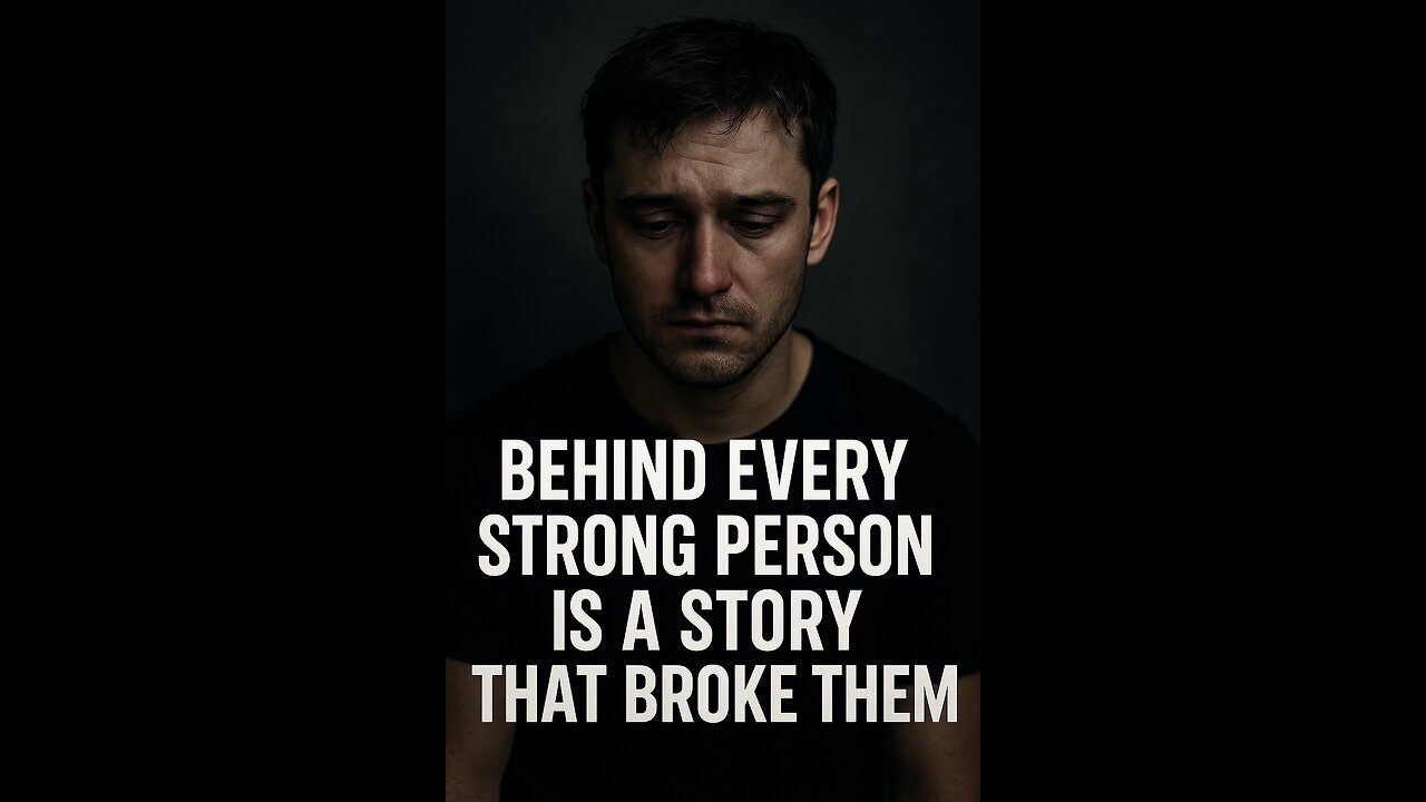 "Behind Every Strong Person Is a Story That Broke Them"