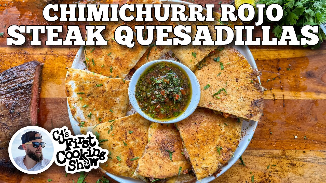 Chimichurri Rojo Steak Quesadillas | Blackstone Griddles