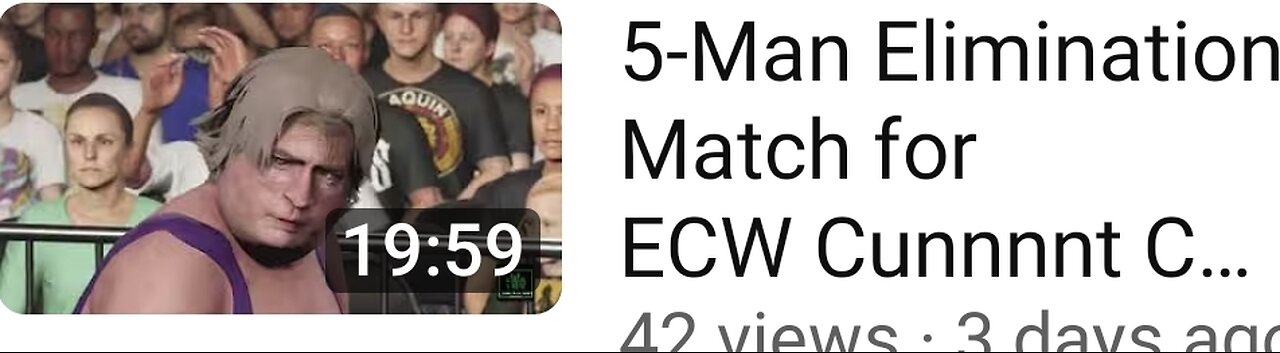 5-Man Elimination Match for Ecw Cunnnnt C...