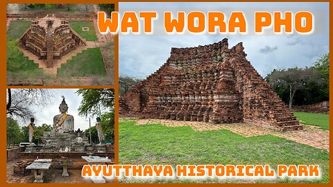 Wat Wara Pho (Wat Rakang วัดระฆัง) - Ayutthaya Historical Park - With Drone Footage - Thailand 2025