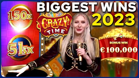 Crazy Time - Top 5 Big Wins on 2023