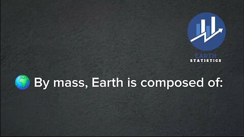 By mass, Earth is composed of