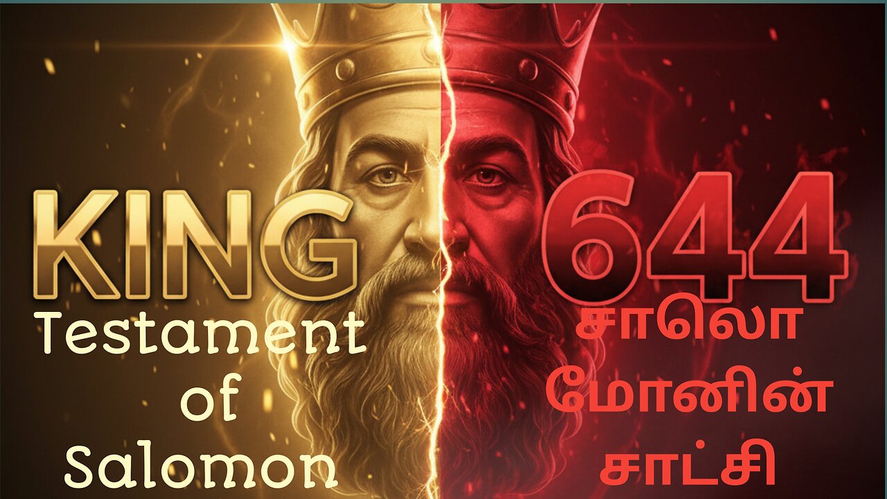 சாலொமோன் ராஜாவின் வீழ்ச்சி | Solomon King vs Shadow King 644 | Biblical Apocalypse