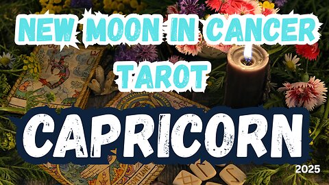 Capricorn ♑️ - Safe Union! New Moon 🌚 in Cancer Tarot Reading #tarotary #tarot #capricorn