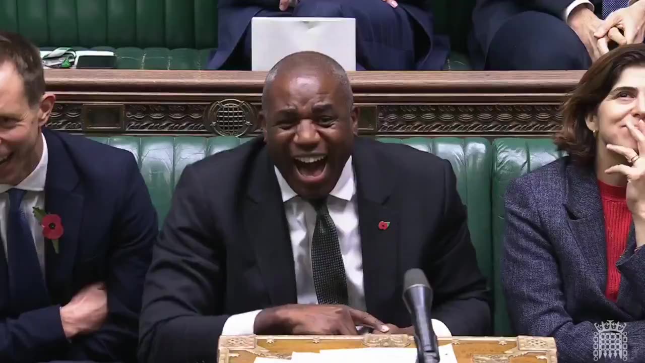 This was the Labour front bench today as they were asked questions about "mistakenly"