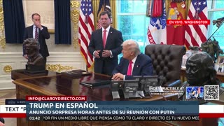 EN VIVO Y EN ESPAÑOL: ANUNCIO SORPRESA: DONALD TRUMP DESDE LA OFICINA OVAL
