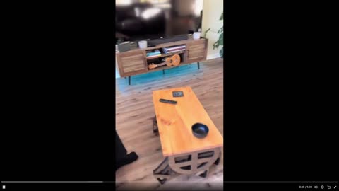 Ever see a table that can walk to where you want? Now you have Dang