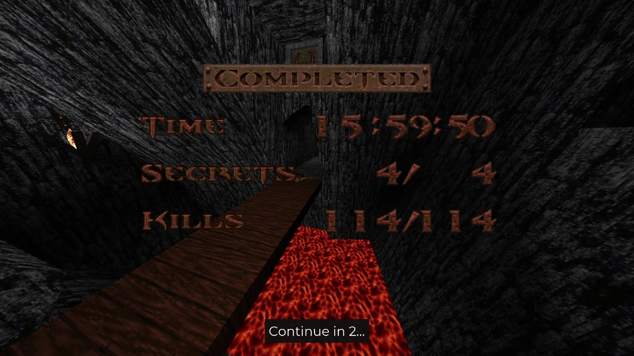 Quake Dissolution of Eternity Campaign - Episode 1.4 - Cave of Death (Nightmare - Hard) [NC]