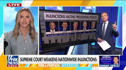 Lara Trump accuses the Supreme Court of "targeting" him.