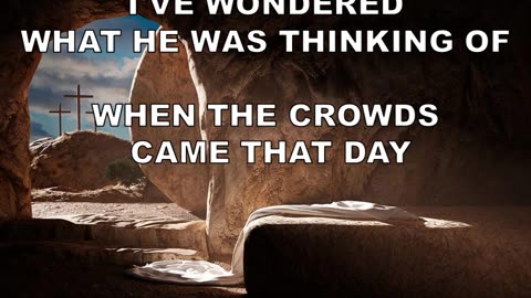 🎶📀 When JESUS/YESHUA was on the Cross, all of us were on His mind..