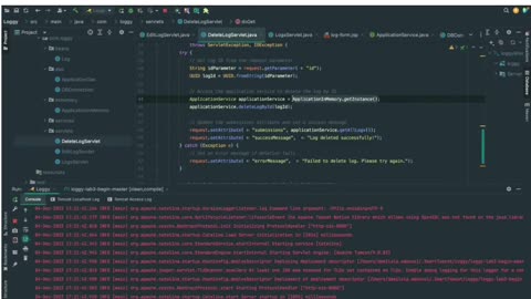 Student Work (Assignment) | CST8277 output part 1 Java Spring Application |Algonquin College