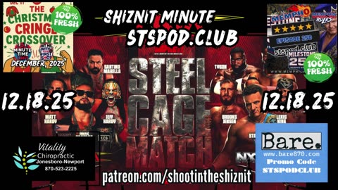 SHIZNIT MINUTE 12.18.25 - BT TALKS TNA IMPACT!!