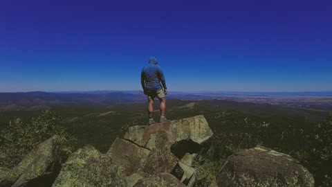 Hiking Alone On Spruce Mountain Trail