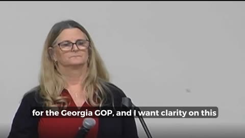 Laurie McClain - Georgia GOP Treasurer - Amy is correct