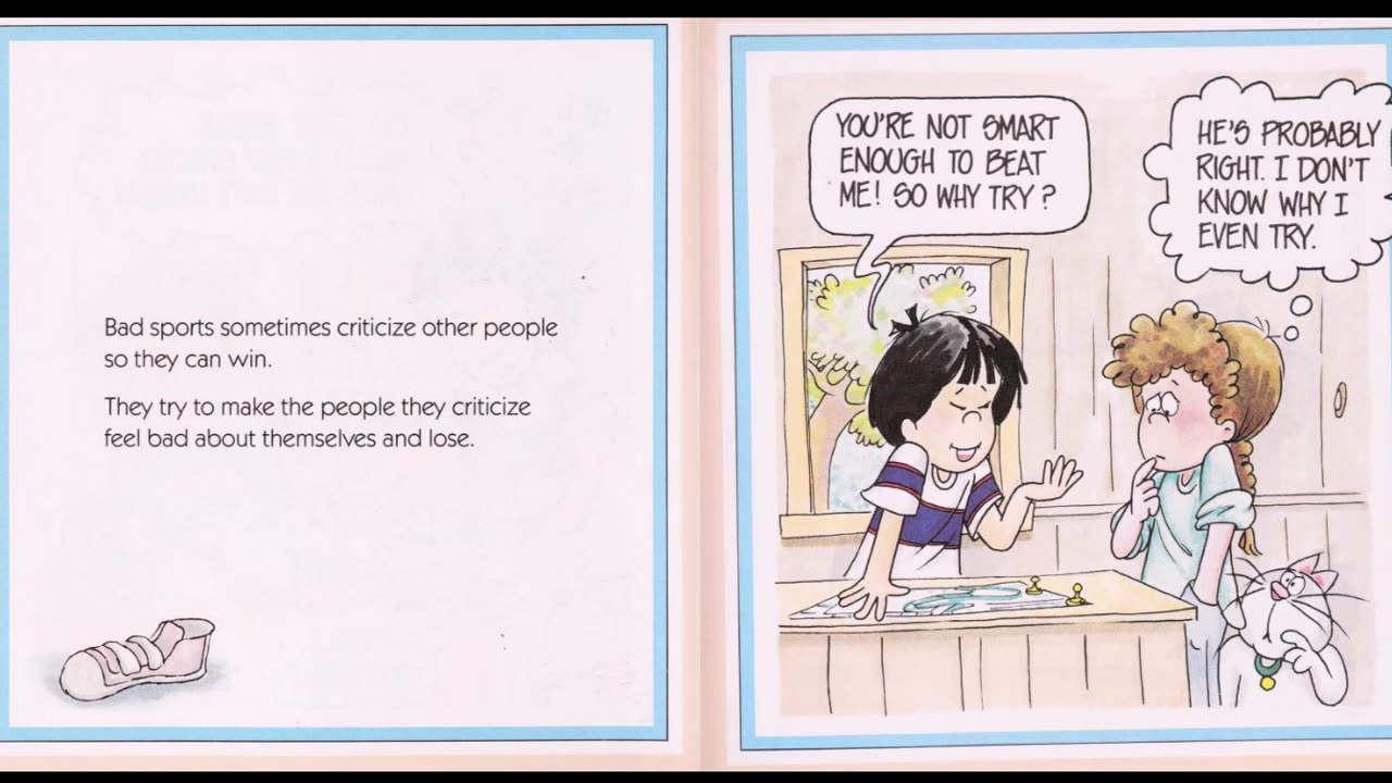 Help Me Be Good: Being A Bad Sport