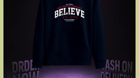 Keep Moving Forward Hoodie | Believe • Rise • Strong | Raheech Exclusive | Motivational Outfit 2025