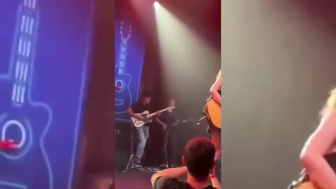 Taylor Swift surprise performance of ‘Shake It Off’ at the Tight Ends & Friends concert in Nashville