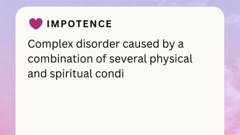 IMPOTENCE ❤️
