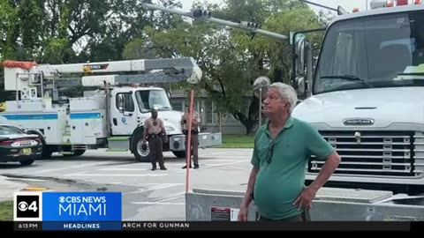 South Florida house fire sparked by storm damage, rattling neighbors