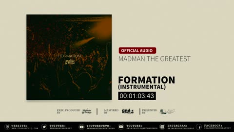 Madman the Greatest - Formation (Instrumental) [Official Audio]