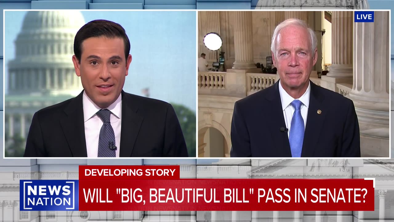 Senator Ron Johnson on The Hill 6.24.25